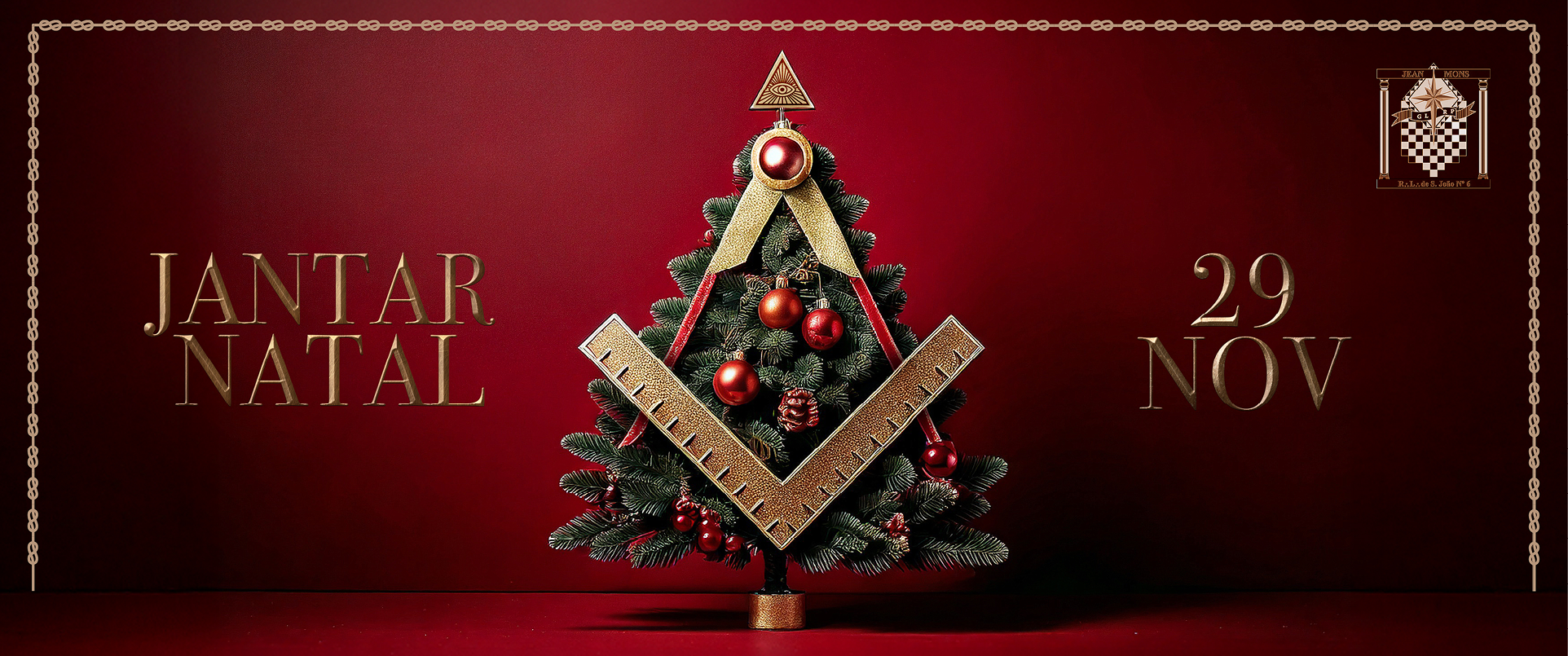 Jantar de Natal| 29 de novembro